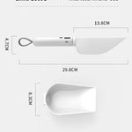 Pet Food Spoon Transparent with Scale Measurement