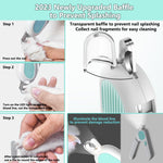 Dog and Cat Nail Clippers, Pet Nail Trimmers with LED Light, and Circular Cut-Hole Cat Paw Cutter Dogs Nail Cutter Avoid Excessive Cutting
