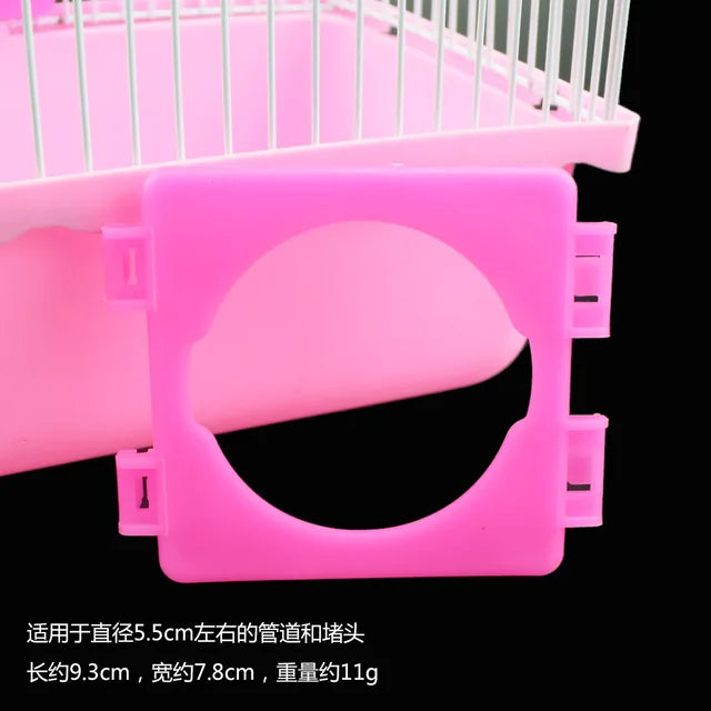 8 Pcs/Set DIY Hamster Tunnel Toy Pet Sports Training Pipeline Transparent Runway Toy Pet Hamster Game for Small Animal Accessori