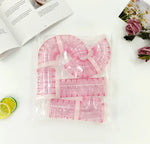 8 Pcs/Set DIY Hamster Tunnel Toy Pet Sports Training Pipeline Transparent Runway Toy Pet Hamster Game for Small Animal Accessori