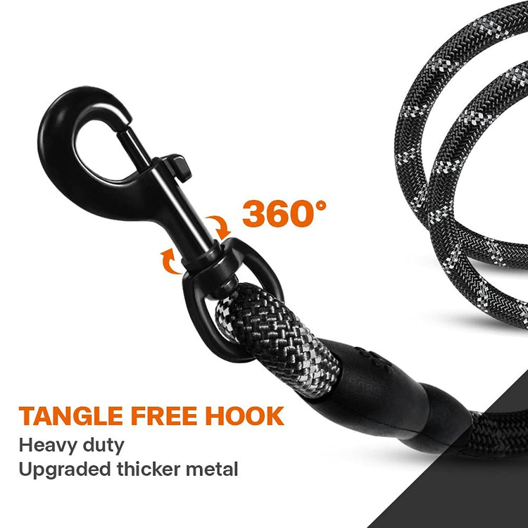 Hands Free Jogging: Elastic Dog Leash with Adjustable Waist & Padded Handle Reflective for Safe Running with Your Pet