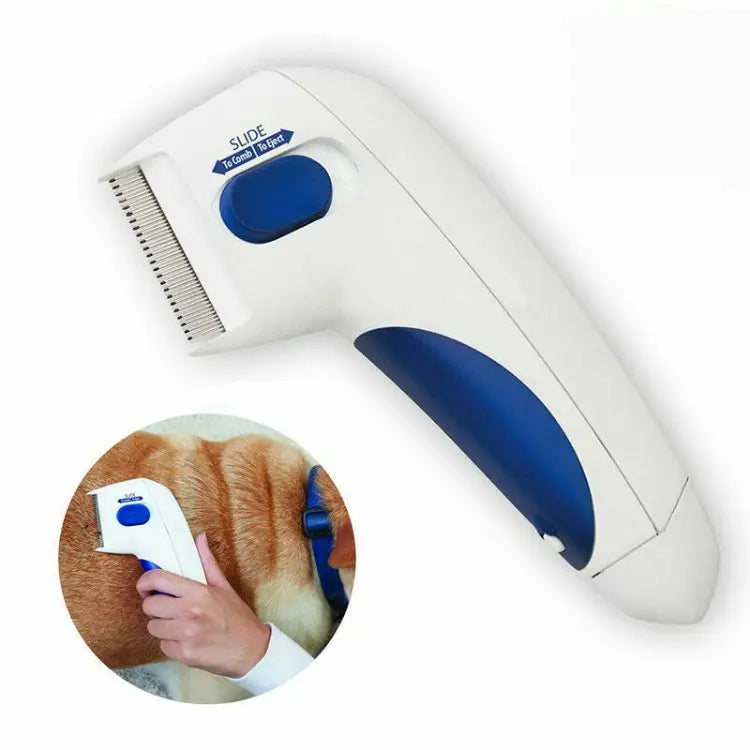Electric Pet Comb: Flea & Lice Terminator for Dogs and Cats