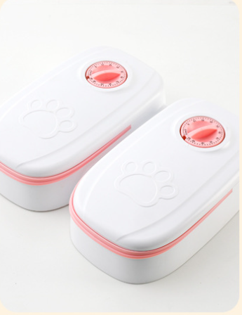 Automatic Pet Feeder Smart Food Dispenser for Cats Dogs Timer Stainless Steel Bowl Auto Dog Cat Pet Feeding Pets Supplies