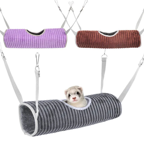 Small Animal Hammock Tunnel Cozy Hideaway Toy