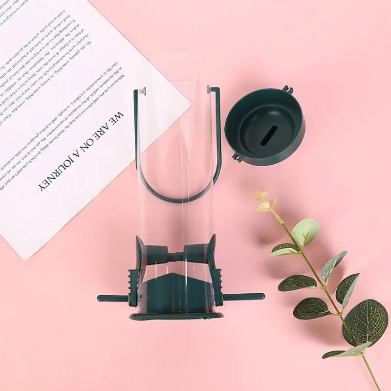 Bird Feeder Pet Food Dispenser Outdoor Hanging Multiple Holes Bebedero De Colibri Flying Animal Automatic Foot Feeding Tool