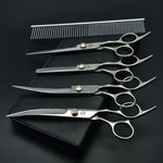 Dog Grooming Scissors  6" 7" Stainless Pet Beauty Scissors Cutting Scissors Thinning Shears Curved Scissors Z3001