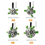 Dog Toys Soccer Ball with Straps, Interactive Dog Toys for Tug of War, Puppy Birthday Gifts, Dog Tug Toy, Dog Water Toy, Durable