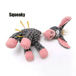 Donkey Shaped Squeaky Chew Toy for Dogs: Fun & Durable