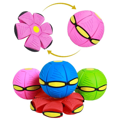 Futuristic Saucer Ball Innovative Dog Training Toy
