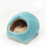 Hamster Soft Warm Bed Rat Hammock Pig Squirrel Winter Pet Toy Hamster Cage House Hanging Nest+Mat House Bed Animal Mice Rat Nest