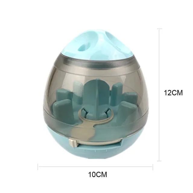 Interactive Dog Cat Food Treat Ball Bowl Toy Funny Pet Shaking Leakage Food Container Puppy Cat Slow Feed Pet Tumbler Toy