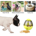Interactive Dog Cat Food Treat Ball Bowl Toy Funny Pet Shaking Leakage Food Container Puppy Cat Slow Feed Pet Tumbler Toy