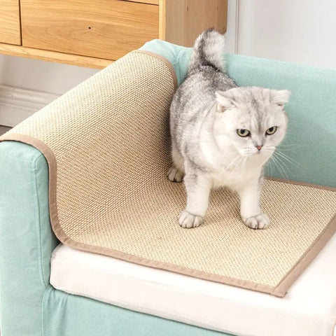 Bamboo Cat Scratcher Nail Sharpening Sofa & Furniture Protector