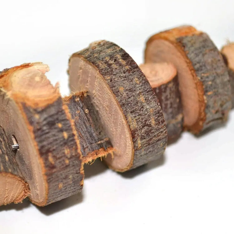 Natural Organic Apple Wood Chew Toy Small Animal Snack Toys Suitable for Rabbits Chinchilla Guinea Pigs Hamsters Smallanimal Toy