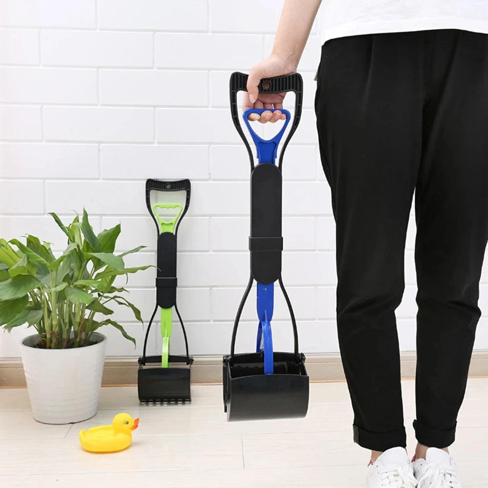Pet Dog Long Handle Pet Pooper Scooper Dog Cat Waste Picker Jaw Poop Scoop Pick up Clean Waste Cleaning Tools Pet Supplies 60CM
