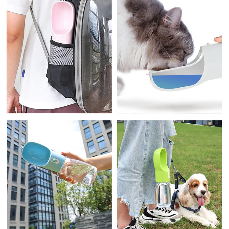 Portable Dog Water Bottle for Big Small Dogs Cats Outdoor Walking Feeder Bowls Puppy Travel Drinking Dispenser Pet Supplies