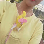 Ultra-Light Parrot Bird Flying Traction Rope Straps Band Adjustable Parrot Harness Outgoing Leash with Comfortable Handle