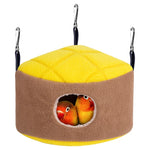 Warm Bird Nest Winter House Snuggle Hut Hanging Hammock Cage Accessories Plush Hideaway for Gerbil Small Parrot Parakeet Cockati