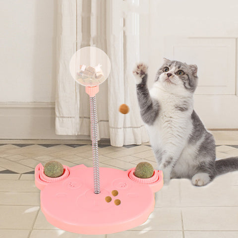 Tumble & Treat Self-Playing Pet Feeder Ball for Cats Interactive Puzzle Toy