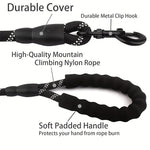 Hands Free Jogging: Elastic Dog Leash with Adjustable Waist & Padded Handle Reflective for Safe Running with Your Pet