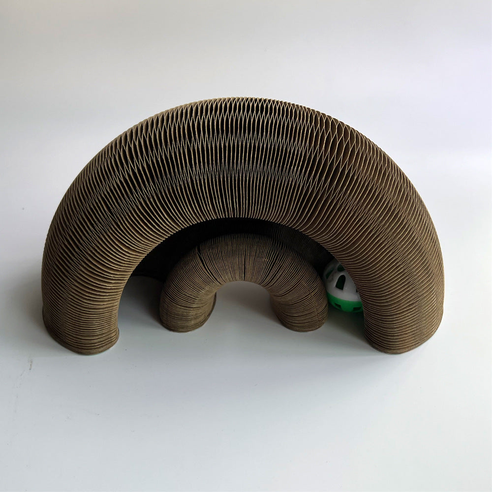 Magic Organ Cat Scratchers 2 in 1 Funny Shaped Cat Scratching Board Foldable Convenient Recyclable Durable Cat Scratcher