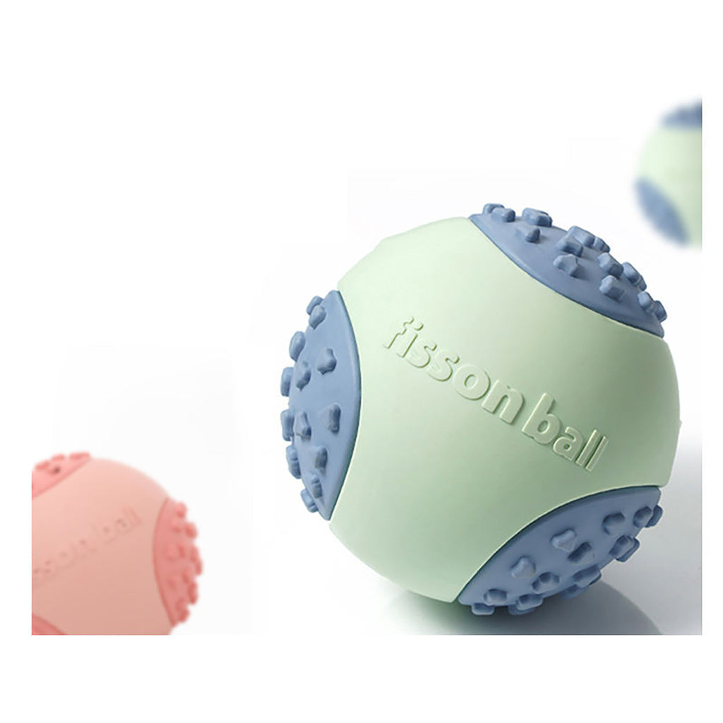 Dog Chew Ball Toy Durable Dog Ball Toy for Aggressive Chewers, a Natural Rubber Dog Toy for Large Medium Dogs That Helps with Dog Separation Anxiety, Dishwasher Safe