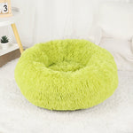 Dog Bed Donut Big Large round Basket Plush Beds for Dogs Medium Accessories Fluffy Kennel Small Puppy Washable Pets Cat Products
