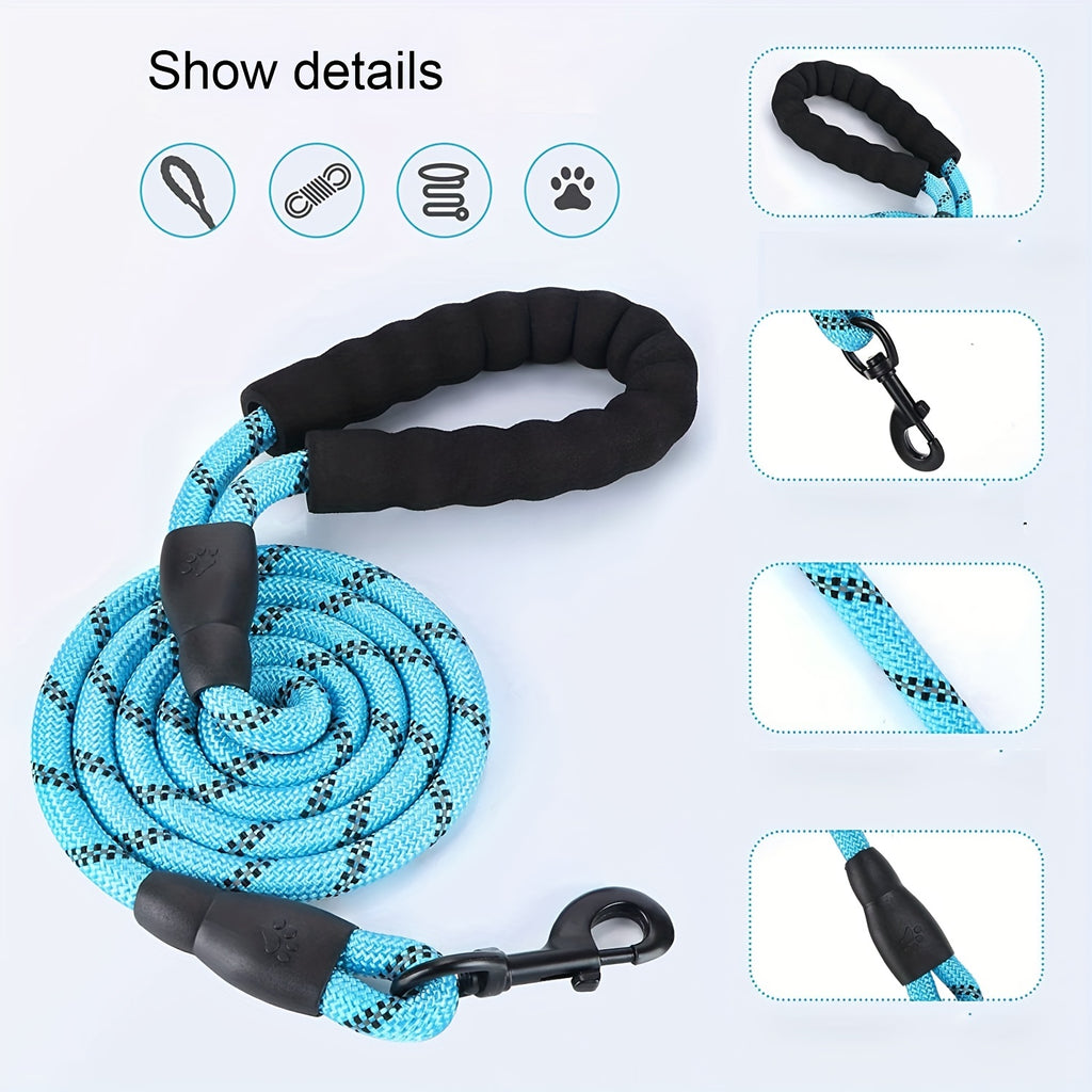 Hands Free Jogging: Elastic Dog Leash with Adjustable Waist & Padded Handle Reflective for Safe Running with Your Pet