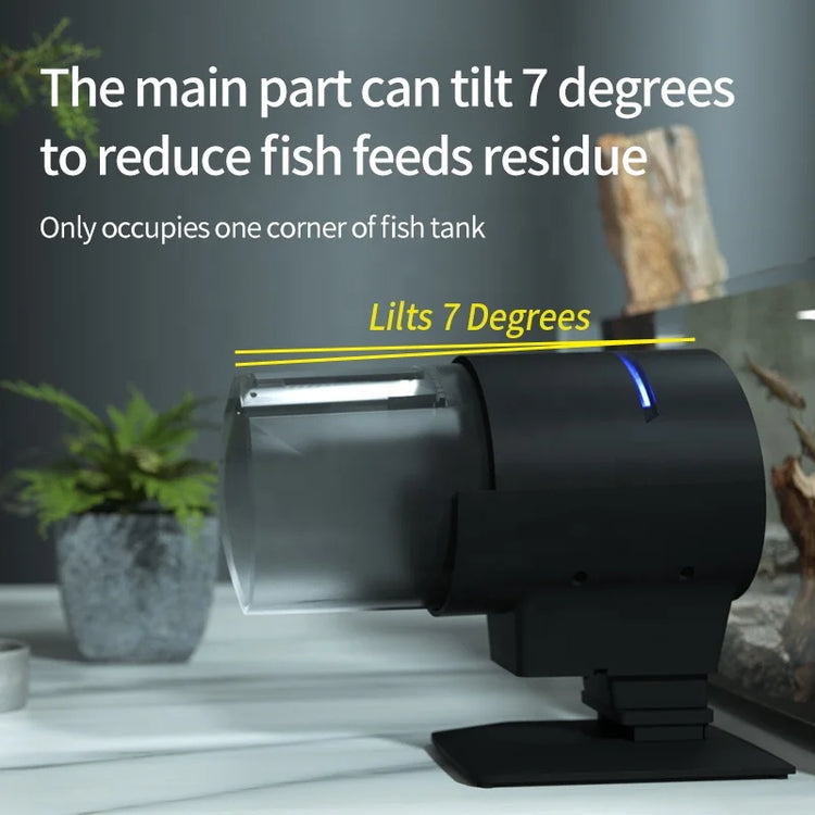 Ilonda New Wi-Fi Automatic Fish Feeder 2Nd Generation Feed Dispenser Long Range Remote Control with Timer Countdown Feeding
