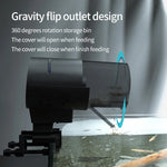 Ilonda New Wi-Fi Automatic Fish Feeder 2Nd Generation Feed Dispenser Long Range Remote Control with Timer Countdown Feeding